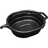 Lisle 17972 - 4.5 Gallon Oval Drain Pan - Black