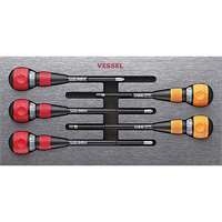 Vessel 22005EVA - 5pc Ball Grip Screwdriver Set