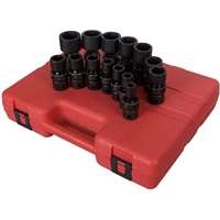 Sunex 2644 - 14-piece 1/2 In. Drive Fractional Sae Fractional Universal Impact Socket Set