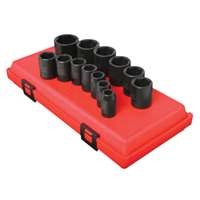 Sunex 2650 - 1/2" Dr 13pc 6PT SAE Impact Socket Set