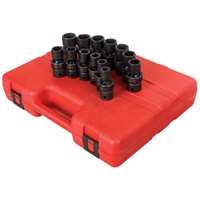 Sunex 2665 - 1/2" Dr 13pc Metric Universal Impact Socket Set