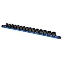 Sunex 2673 - 1/2? Dr. Low Profile Impact Socket Set w/ Hex Shank Metric 15 Pc.