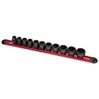 Sunex 2674 - 1/2? Dr. Low Profile Impact Socket Set w/ Hex Shank SAE 11Pc