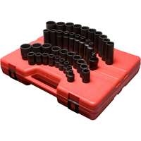 Sunex 2699 - 1/2" Drive 12 Point Metric Master Impact Socket Set