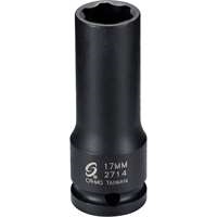 Sunex 2714 - 1/2" Dr 17mm Extra Thin Wall Mercedes Benz Wheel Lug Socket