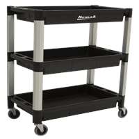 30" X 16" 3 SHELF UTIL CRT