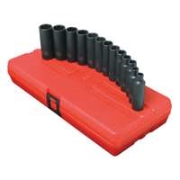 Sunex 3359 - 3/8" Dr 13pc Metric Deep Impact Socket Set