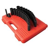 Sunex 3360DD - 3/8" Dr 28pc SAE/Metric Deep Impact Socket Set