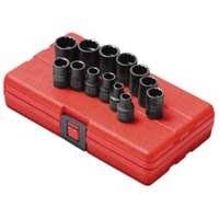 Sunex 3675 - 3/8" Dr 13pc 12PT Metric Impact Socket Set