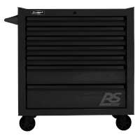 36" RS PRO 7 DWR ROLLING CABINET-BLACK