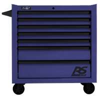 36" RS PRO 7 DWR ROLLING CABINET-BLUE