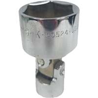 SK Hand Tool 40524 - 24mm 6PT Flex Chrome Socket - 3/8" Drive
