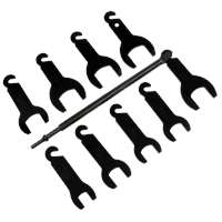 43350 Pneumatic Fan Clutch Wrench Set, 10 pc.