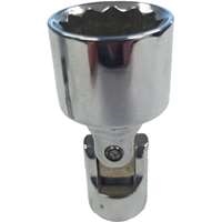 SK Hand Tool 43414 - 14mm 12PT Flex Chrome Socket - 1/4" Drive