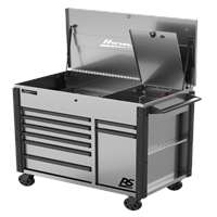 44" RSPRO 8-DRAWER POWER SERVICE CART-GREY