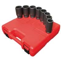 Sunex 4681 - 3/4" Dr 8pc SAE Deep Impact Socket Set