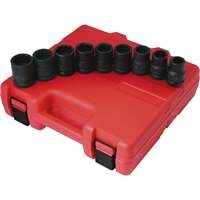 Sunex 4687 - 9pc 3/4" Dr. 12PT SAE Impact Socket Set