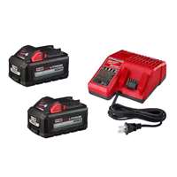 Milwaukee 48-59-1862S - M18 18-volt Lithium-ion Starter Kit With Two 6.0 Ah Batteries And Charger