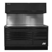 54” CTS Set with Tool Board Back Splash - Black