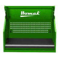 54" RS PRO TOP HUTCH-LIME GREEN