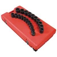Sunex 5692 - 1" Dr 21pc SAE Impact Socket Set