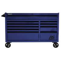 54" RS PRO 10 DWR ROLLING CABINET-BL
