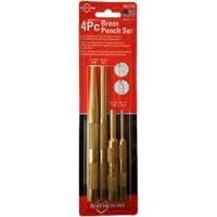 Mayhew 62278 - 4pc Brass Punch Set