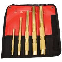 Mayhew 67003 - 5pc Brass Drift Punch Set