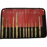 Mayhew 67012 - 12 Piece Brass Punch and Scraper Set SAE