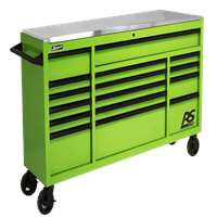 RS Pro 72IN 16drawer bottom with SS Top-Lime Gree 