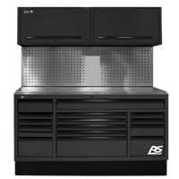 72” CTS Set with Tool Board Back Splash - Black