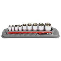 Ingersoll Rand 752040 - 9pc Sae Solutions Non-slip Socket Set (ir)