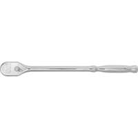 SK Hand Tool 80221 - 1/2" Drive LP90 Teardrop Fixed Head Ratchet 15 Inch