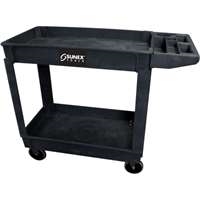 Sunex 8034 - Black Plastic Utility Cart