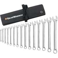 Gearwrench 81918 - 15pc 12PT Long Pattern Combination SAE Wrench Set