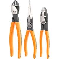 Gearwrench 82202 - 3pc Pitbull Dipped Handle Electrician's Plier Set