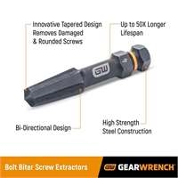 Gearwrench 84786 - 10 Pc Bolt Biter Screw Extractor Set