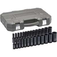 Gearwrench 84949N - 27pc 1/2" Dr 6PT Deep Impact SAE/Metric Socket Set