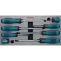 Vessel 9008EVA - Megadora Jawsfit Screwdriver 8pcs Set