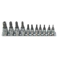 9680 - 11 Pc. "Star" Plus Tamper-Proof Socket Set