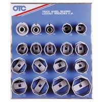 OTC 9851 - 8PT Wheel Bearing Locknut Sockets with Tool Board
