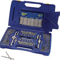 (AHN-26377DC) 117-pc Machine Screw / Fractional / Metric Tap & Hex Die and Drill Bit Deluxe Set