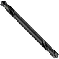(AHN-60612) 3/16" Double-End Black Oxide Coated High Speed Steel Drill Bit