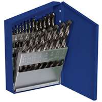 (AHN-63221) 21 Pc. Cobalt Alloy Steel High Speed Steel Drill Bit Set