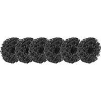 6 Replacement 2" Cleaning Discs for Hub Buddy XL