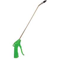 Deluxe Air Blow Gun with 13" Long Angled Nozzle and 1/2" Removable Rubber Tip