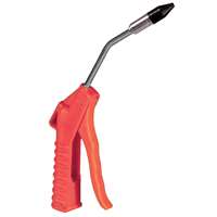 Orange Deluxe 4" Air Blow Gun with 1/2" Removable Rubber Tip