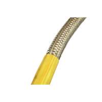 21" Stainless Steel Hose with Fittings and Locking Chuck
