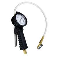 TPMS Dial Tire Inflator with Stainless Hose