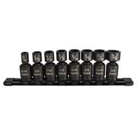 8 Pc. 3/8" Drive Nano Pinless Universal Impact Sockets - SAE